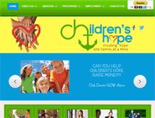 Tablet Screenshot of childrenhp.org